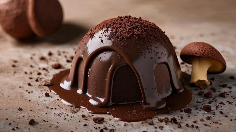 Truffle and mushroom ice cream: a blend of tradition and innovation